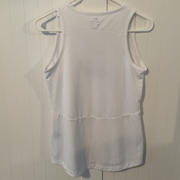 Nike Girls XL Dri-Fit Tank Too Shirt White Mesh - Picture 5 of 8
